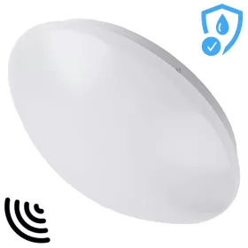   Mozgásérzékelős mennyezeti LED lámpa Ø26cm 12W természetes fehér IP44