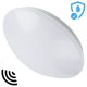 Mozgásérzékelős mennyezeti LED lámpa Ø26cm 12W természetes fehér IP44
