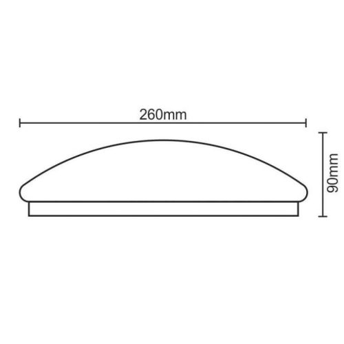 Mozgásérzékelős mennyezeti LED lámpa Ø26cm 12W természetes fehér IP44