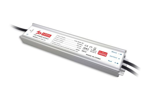 LEDis vízálló LED tápegység 300W 24V, IP67, LD-300-24 5 év garancia