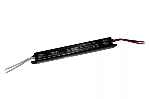 LEDis ultra slim LED tápegység 18W 12V, IP20, LDS-18-12 5 év garancia