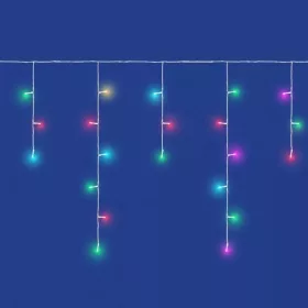 iSparkle LEDS 108IV/1 3 méteres LED-es fényfüggöny 108 db RGB LED-del, okostelefonos (iSparkle app) vezérléssel, zene szinkronizációval, IP44 kültéri és beltéri kivitelben.