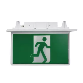   Gipszkartonba süllyeszthető kijáratjelző lámpa 1300mAh akkumulátorral