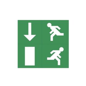 Fali EXIT lámpa 600mAh akkumulátorral IK08