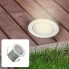 Ø30mm-es süllyeszthető LED padlóvilágítás, IP67 vízálló, járható felületre, természetes fehér fénnyel