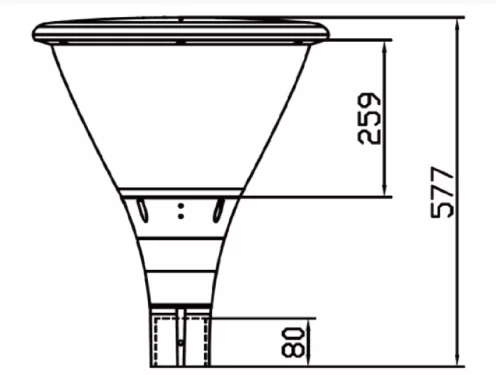 NOLINA parkvilágítás 60W, 4000K 9000lm - LEDLine