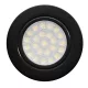 UltraLux 4W beépíthető vízálló LED bútor spotlámpa 220V fekete kerettel