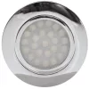 UltraLux 4W beépíthető vízálló LED bútor spotlámpa 220V króm kerettel