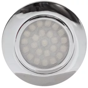 UltraLux 4W beépíthető vízálló LED bútor spotlámpa 220V króm kerettel