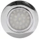 UltraLux 4W beépíthető vízálló LED bútor spotlámpa 220V króm kerettel