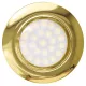 UltraLux 4W beépíthető vízálló LED bútor spotlámpa 220V arany kerettel