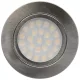 UltraLux 4W beépíthető vízálló LED bútor spotlámpa 220V szatén nikkel kerettel
