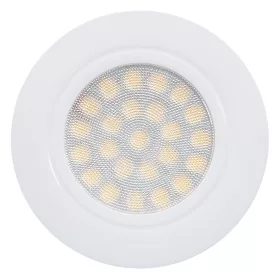 UltraLux 4W beépíthető vízálló LED bútor spotlámpa 220V fehér kerettel
