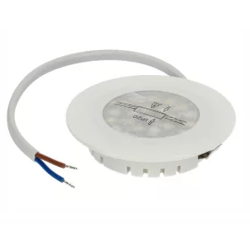 UltraLux 4W beépíthető vízálló LED bútor spotlámpa 220V fehér kerettel
