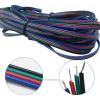 4 eres lapos RGB LED szalag vezeték és kábel 4x0.5mm keresztmetszettel toldáshoz és bekötéshez