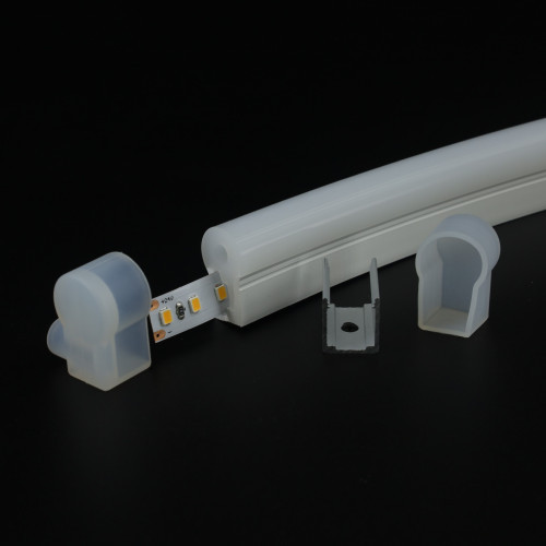 FlexPro hajlítható szilikon LED profil 12mm-es LED szalagokhoz DIY-S1225 IP65