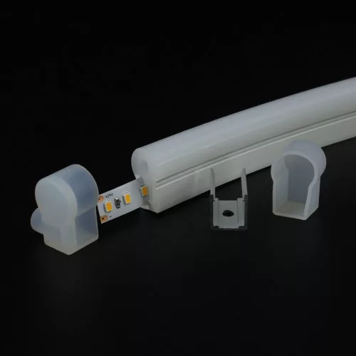FlexPro hajlítható szilikon LED profil 12mm-es LED szalagokhoz DIY-S1225 IP65