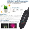 Négy karos, USB-s, csiptethető növénynevelő LED lámpa dimmelhető és időzítő funkcióval
