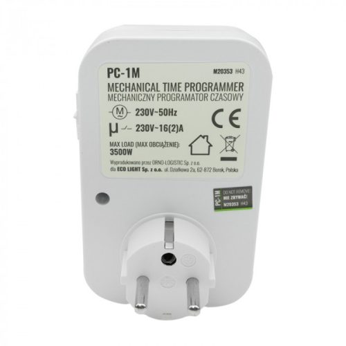 Mechanikus időzítő aljzat