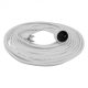 Földelt lengő hosszabbító 10 méter 1 aljzat 3x1.5mm 230V, Max. 2500W, 16A, fehér