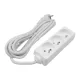Hálózati elosztó, hosszabbító 3 aljzattal 3x1.5mm 3 méter kábel, 230V, Max. 3000W, 13A IP20 – fehér