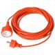 Univerzális narancssárga lengő hosszabbító 30 méter 1 aljzat 2x1mm 230V, Max. 2000W, 13A