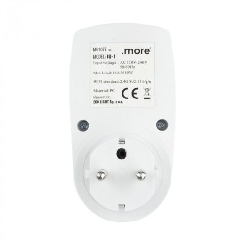 Programozható intelligens aljzat WiFi TUYA