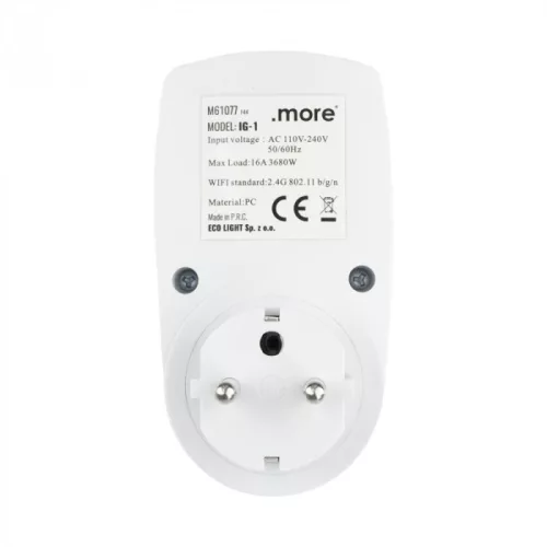 Programozható intelligens aljzat WiFi TUYA
