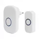 Ecolight BIM-01 fehér vezeték nélküli konnektoros ajtócsengő és nyomógomb