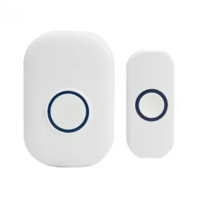 Ecolight BIM-01 fehér vezeték nélküli konnektoros ajtócsengő és nyomógomb