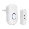 Ecolight BIM-01 fehér vezeték nélküli konnektoros ajtócsengő és nyomógomb