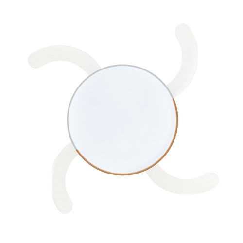 Modee 50 cm átmérőjű modern mennyezeti LED lámpa beépített ventilátorral és állítható fehér világítással