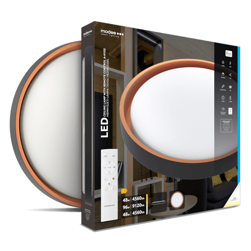 Modee mennyezeti LED lámpa 2x48W CCT 9120 lumen 540x75mm + távirányító