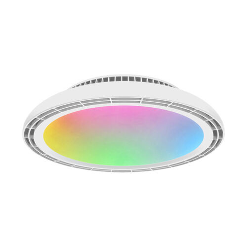 Modee 45 cm átmérőjű modern mennyezeti LED lámpa beépített ventilátorral és RGB világítással