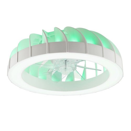 Modee 54 cm átmérőjű modern mennyezeti LED lámpa beépített ventilátorral és RGB világítással