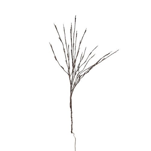 LED Napelemes Világító Fa Lámpa Dekoráció – 110 cm, Meleg Fehér