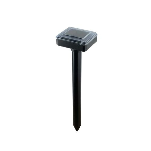 Keri napelemes vakondriasztó 39cm kültéri rágcsálóriasztó leszúrható kivitelben – 2 db AA újratölthető elemmel