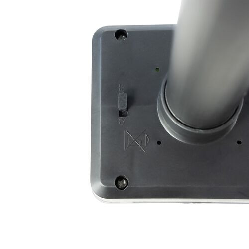 Keri napelemes vakondriasztó 39cm kültéri rágcsálóriasztó leszúrható kivitelben – 2 db AA újratölthető elemmel