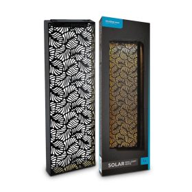 LED Napelemes Oldalfali Dekor Lámpa – Mintás, 61 cm - Kültéri Fali Lámpa Alkonykapcsolóval