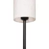 PASSO állólámpa rattan burával – fekete, 150 cm
