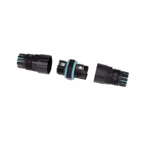 Vízvédett kábelcsatlakozó IP68 2 utas 0,75-2.5mm²