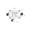 Hermetikus tripla kötődoboz IP68 3 utas 0,75-2.5mm²