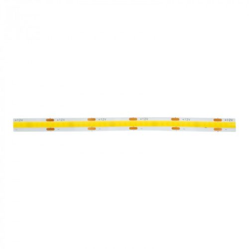 12V-os IP65 vízálló természetes fehér (4000K) COB LED szalag pöttymentes fénnyel