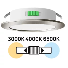 UltraLux 4W beépíthető vízálló LED bútor spotlámpa 12V állítható CCT színhőmérséklettel