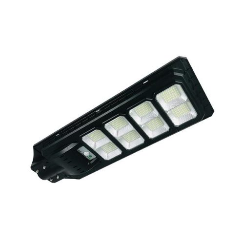  Napelemes Utcai Lámpa 400W, 6200lm, 6000K, Alkonyat- és Mozgásérzékelővel, Távirányítóval, IP65