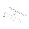 Besta Multi tükör feletti lámpa 40cm 8W IP44 természetes fehér