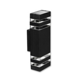 Kültéri fali lámpa fekete színben 2xGU10 – INEZ