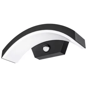 BELLA 3296 modern 9W-os építészeti és kültéri LED fali lámpa matt fekete RAL 9005 színben