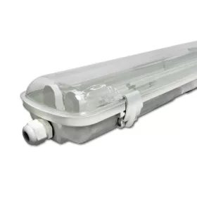   LED fénycső armatúra 2x150cm por-és páramentes max 2x24W