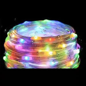   RGB színes fényfüzér USB csatlakozóval és távirányítóval, 10m